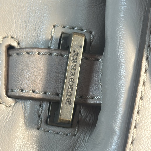 Burberry Grey/Beige Quilted Leather Enmore Hobo - Picture 6 of 13